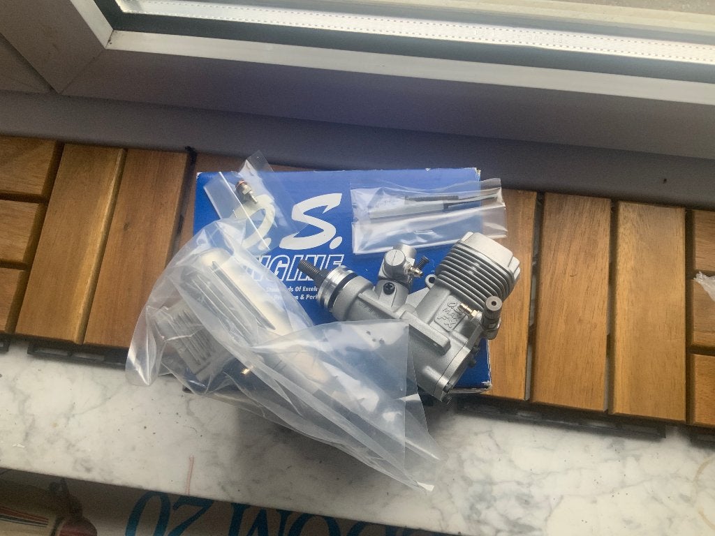 O.S. MAX 25 FX – nieuw in doos – compleet Motor, Ophalen of Verzenden, Nieuw, Nitro