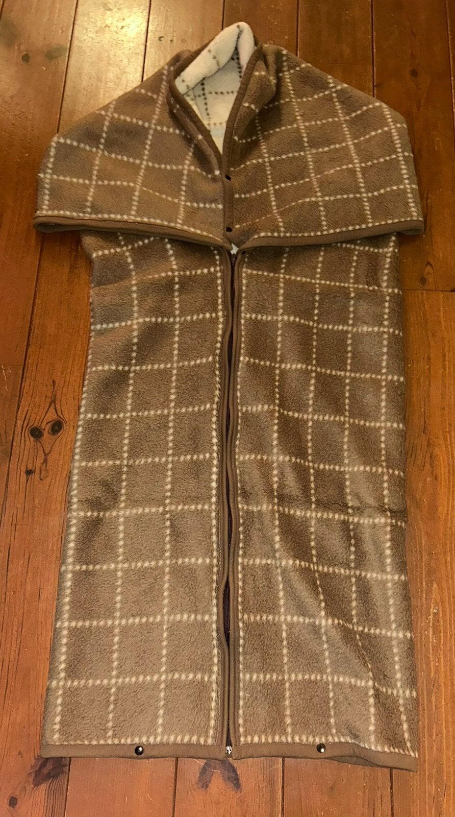 Vintage Borbo Deken met Rits & Drukknoop, Huis en Inrichting, Ophalen of Verzenden, Zo goed als nieuw