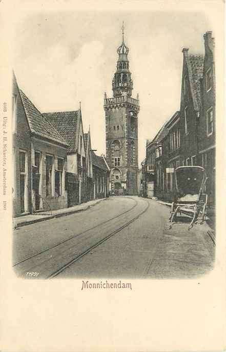 301-428-015 Monnickendam, Verzenden, Voor 1920, Noord-Holland