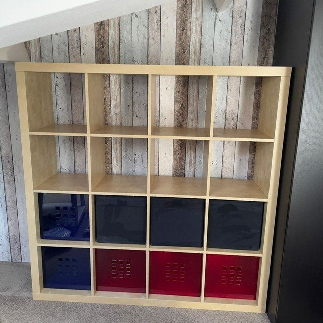 Ikea Expedit 4x4 vakkenkast / 16 vakken, Ophalen, Gebruikt, 100 tot 150 cm, Minder dan 150 cm