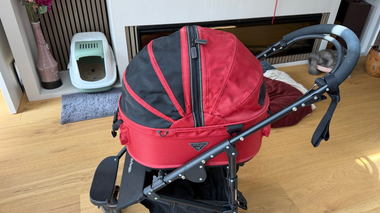 Mooi honden wagentje van Airbuggy te koop, Ophalen, Zo goed als nieuw