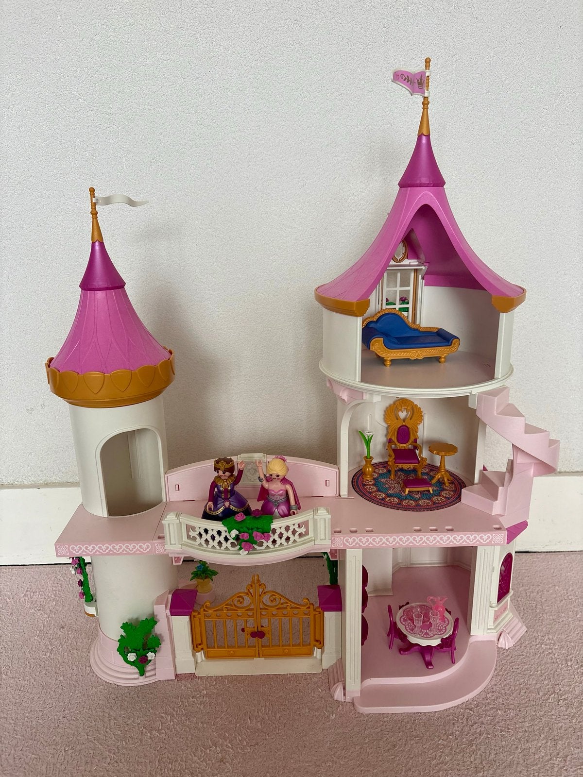 Playmobil Princess Prinsessenkasteel 70448, Complete set, Ophalen of Verzenden, Zo goed als nieuw, Kasteel/Fort