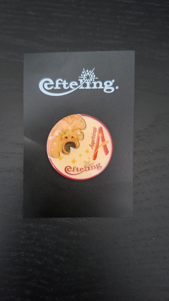 Appelsientje Holle Bolle Gijs, Verzamelen, Efteling, Verzenden, Zo goed als nieuw, Button of Speldje