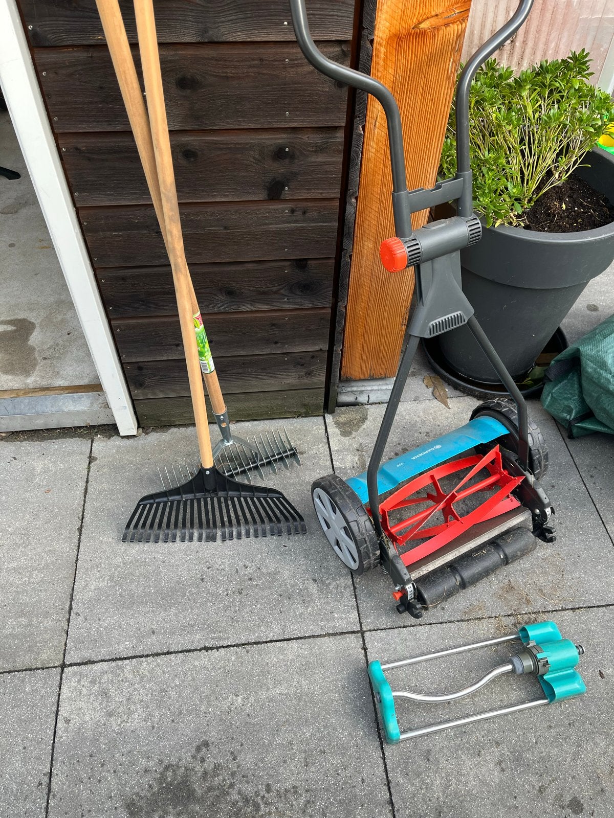 Gazongereedschap waaronder Gardena 330 Handgrasmaaier, Ophalen, Gebruikt, Overige soorten