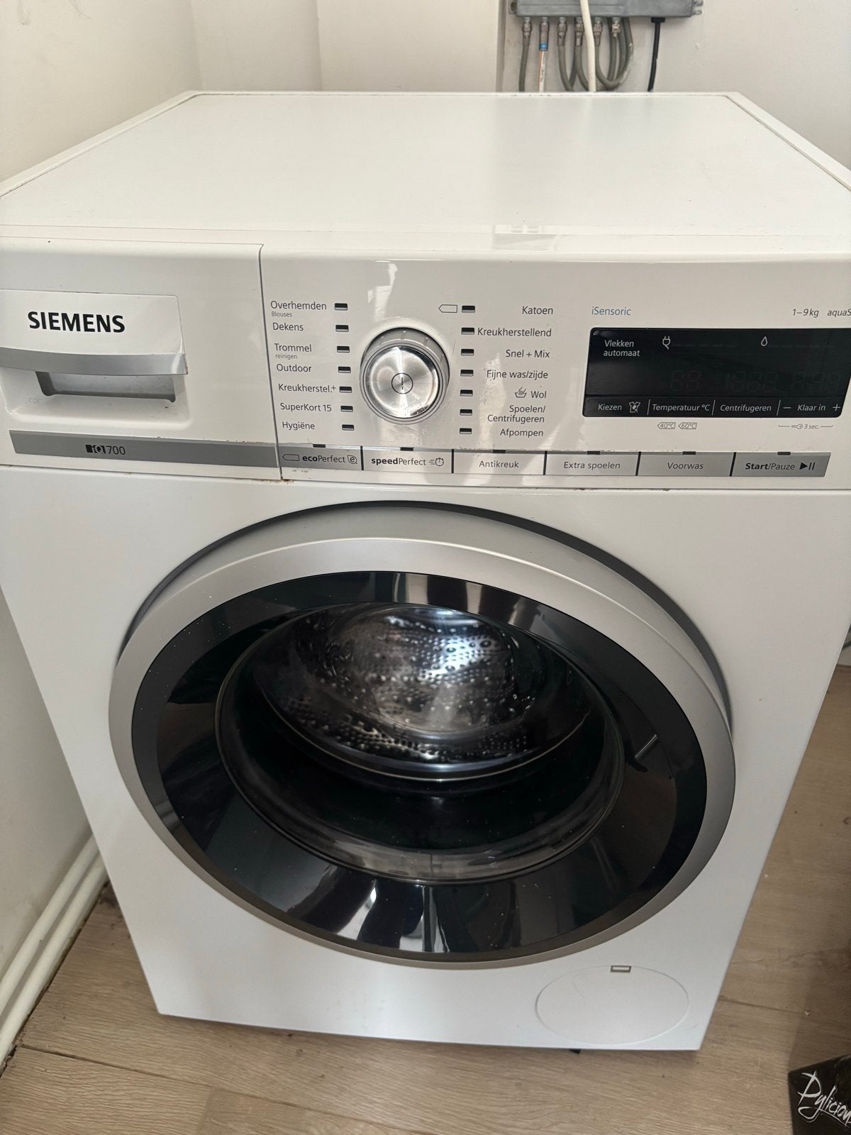 Siemens iQ700 Wasmachine 9kg 1600tpm Energieklasse A, 8 tot 10 kg, Ophalen of Verzenden, 85 tot 90 cm, 1600 toeren of meer