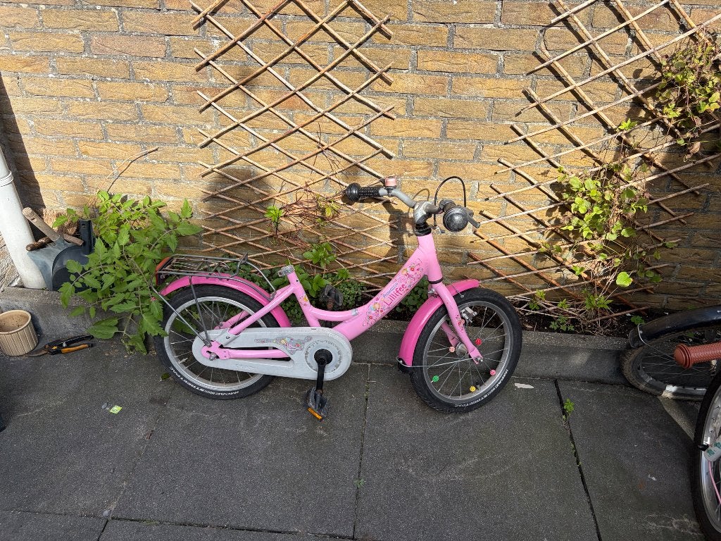 Prinzessin lillifee fiets gratis, Ophalen, Gebruikt, Minder dan 16 inch
