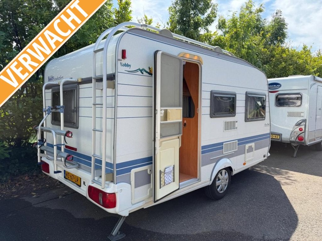 Hobby Excellent Easy 400 + voortent + luifel, Caravans en Kamperen, Hobby, Bedrijf, Treinzit, 750 - 1000 kg