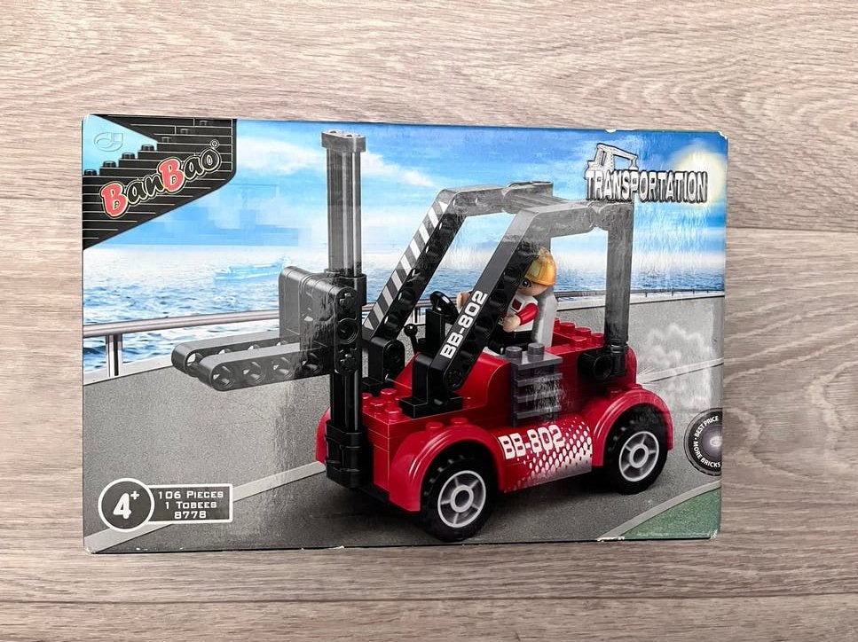 Banbao BB-802 Heftruck - Bouwset 8778, Ophalen of Verzenden, Nieuw, Overige merken