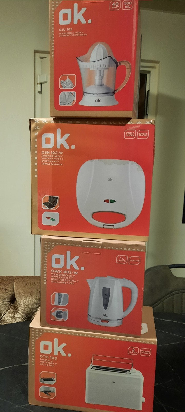 OK. Apparatuur, Witgoed en Apparatuur, 1 tot 2 liter, Ophalen, Nieuw, Draadloos