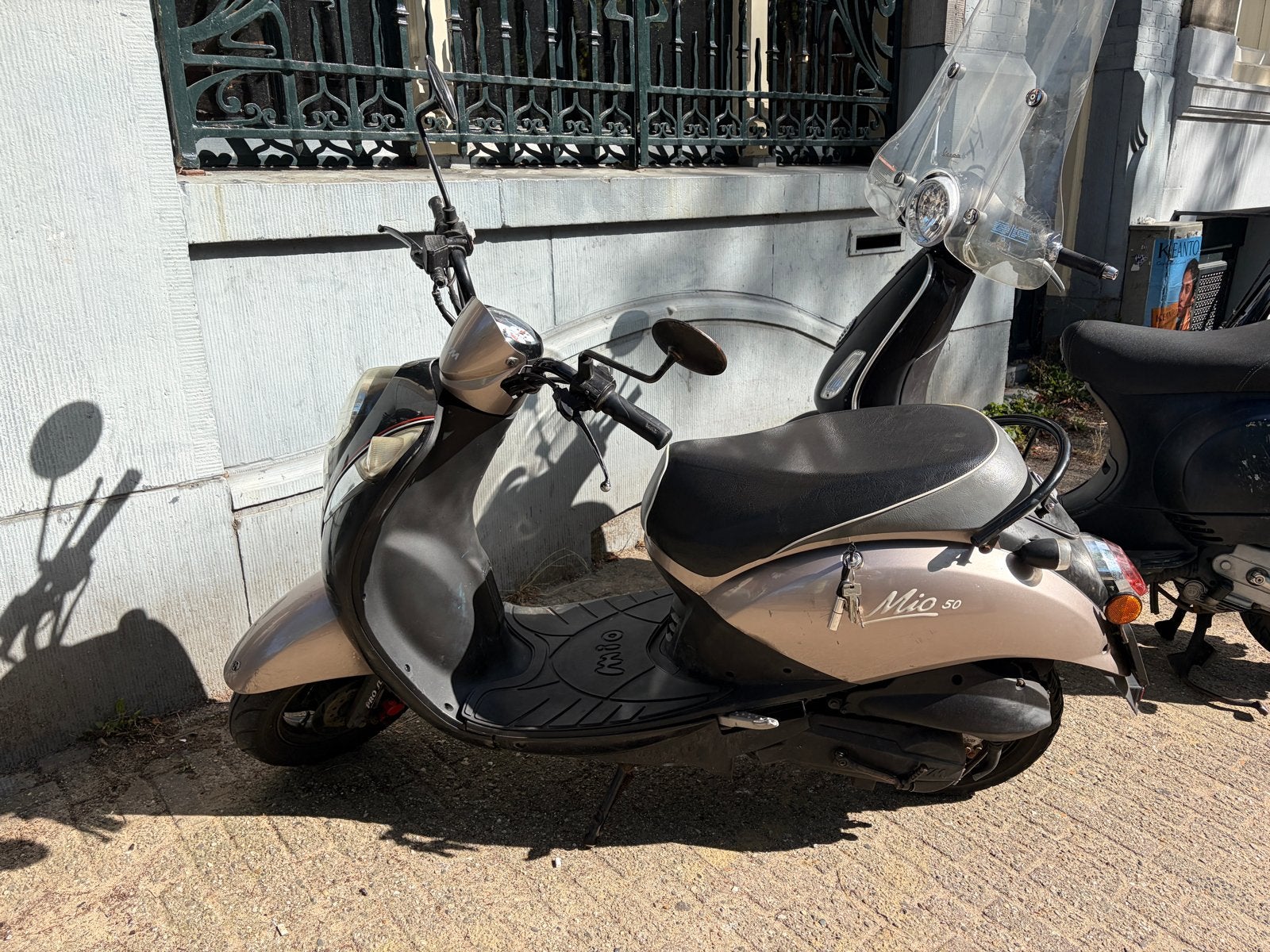 SYM Mio 50cc – Blauw Kenteken – 25 km/u, Fietsen en Brommers, Scooters | SYM, Gebruikt, Benzine, 50 cc, Maximaal 25 km/u