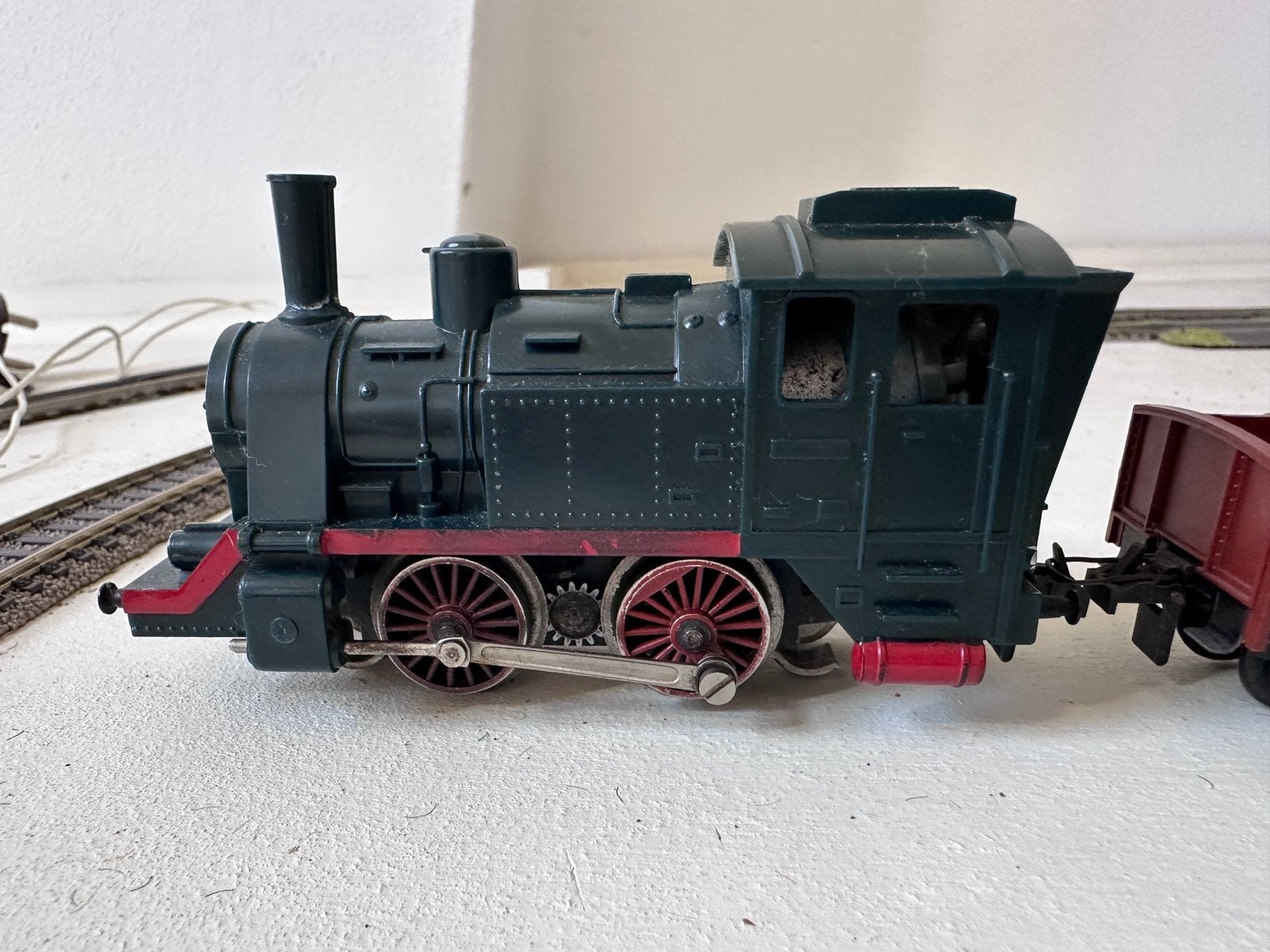 Loc met wagons, Overige merken, Gebruikt, Ophalen of Verzenden, Gelijkstroom
