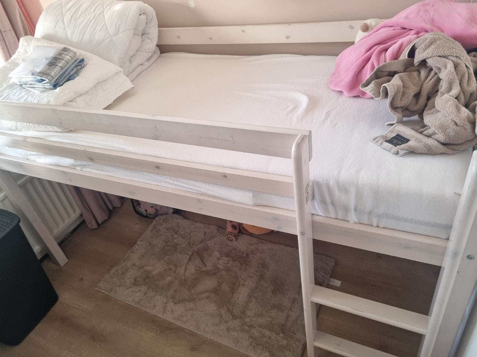 halfhoogslaper, Ophalen, Eenpersoons, Zo goed als nieuw, 90 cm