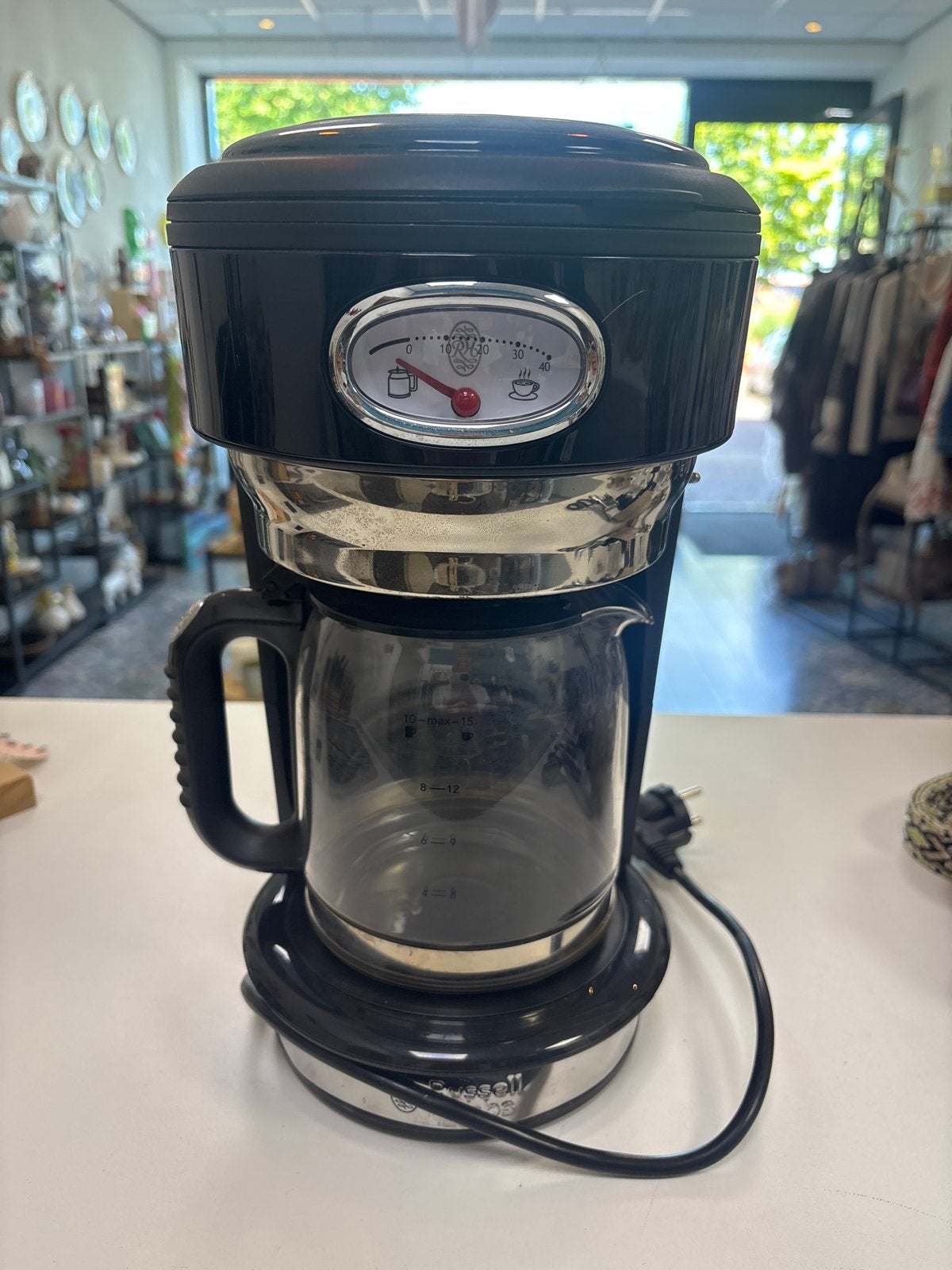 Russell Hobbs Koffiezetapparaat - Zwart, Witgoed en Apparatuur, Ophalen, Gebruikt, 10 kopjes of meer, Koffiemachine