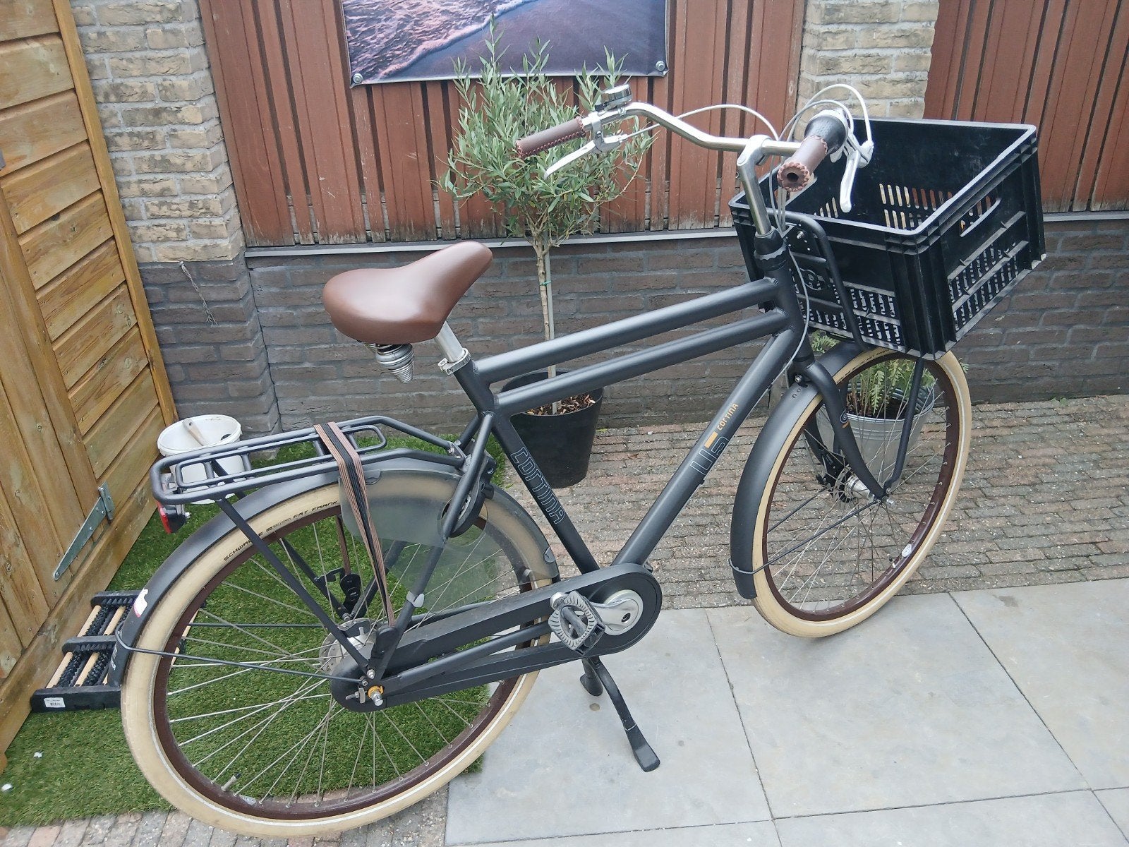 cortina herenfiets, Fietsen en Brommers, Versnellingen, Zo goed als nieuw, 53 tot 57 cm, Ophalen