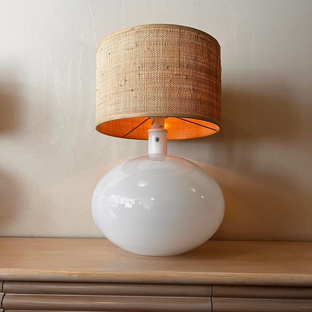 SALE Anne Nilsson IKEA vintage met rotan kap, Ophalen, Rond, Zo goed als nieuw, IKEA