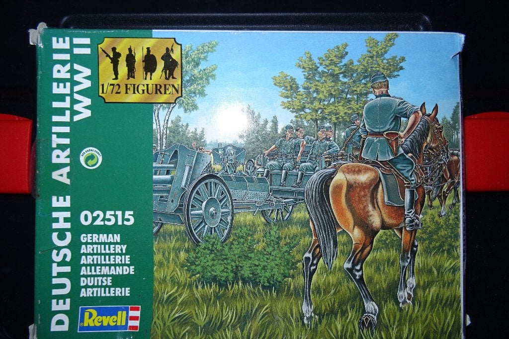 German artillery 02515, Ophalen, Nieuw, 1:35 tot 1:50, Figuur of Figuren