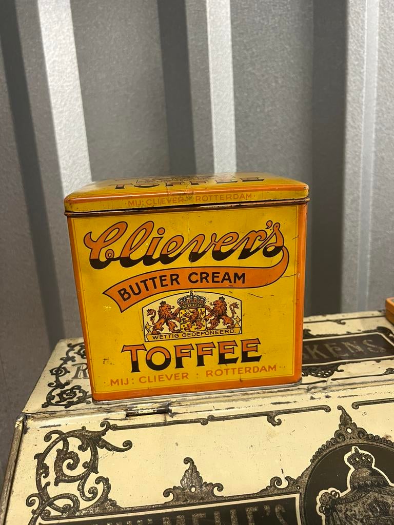 Clever’s toffee blik, Verzamelen, Blikken, Ophalen of Verzenden, Zo goed als nieuw, Overige