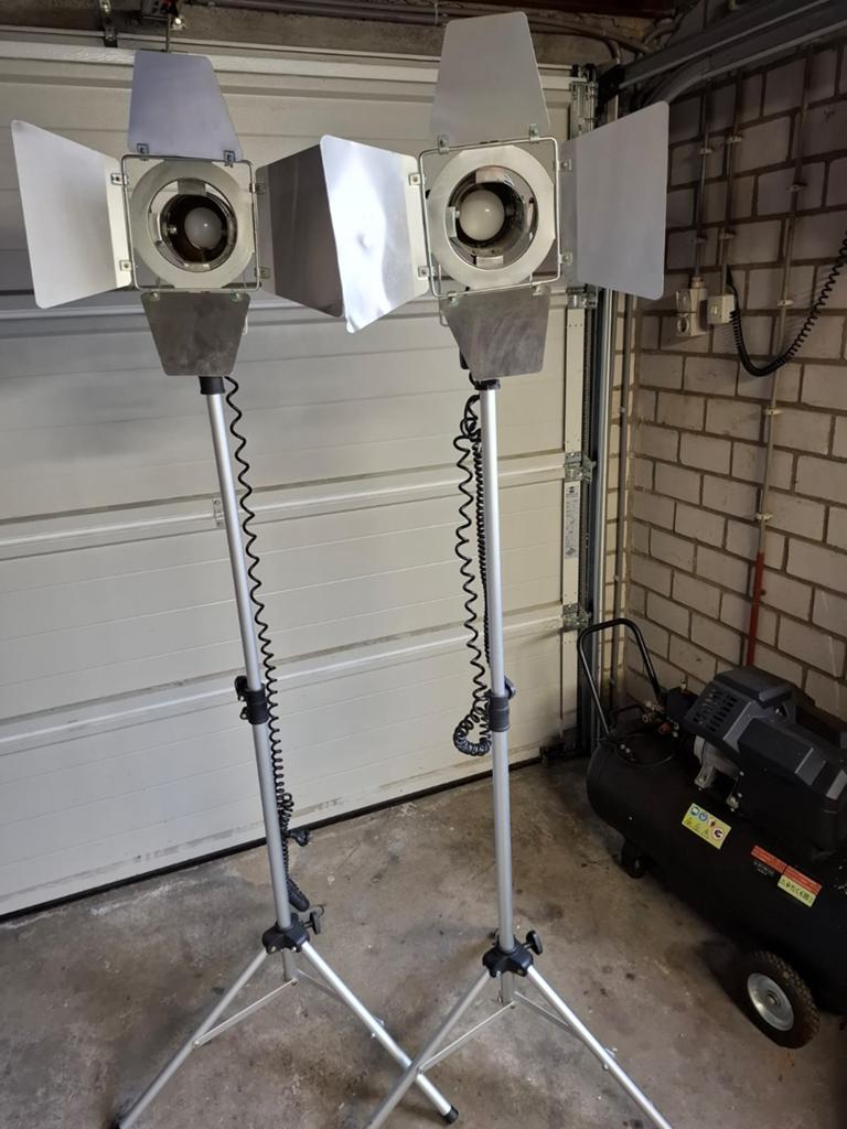 Film set decoratie Lampen, Ophalen of Verzenden, Zo goed als nieuw, Grijs, Rond