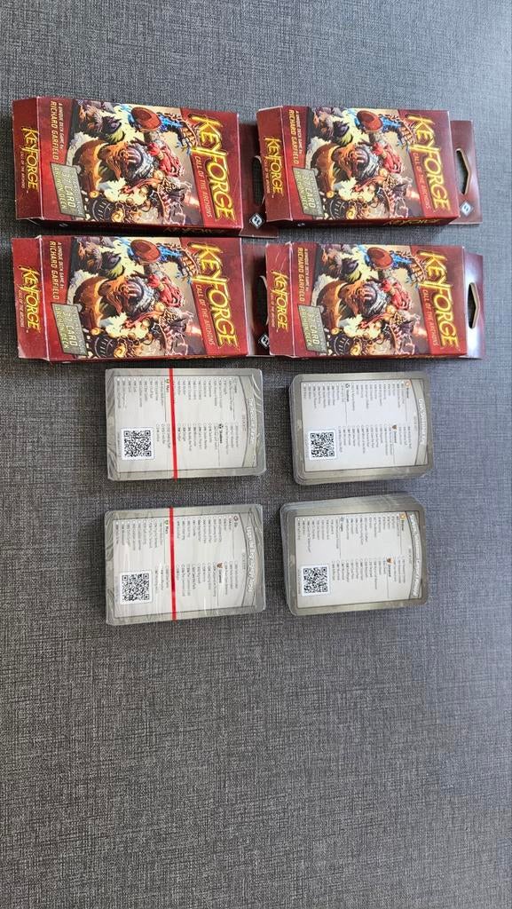 KeyForge Call of the Archons decks (4 stuks), Ophalen of Verzenden, Nieuw, Speeldeck