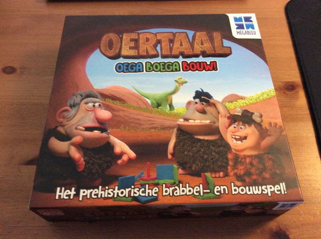 Oertaal Oega Boega Bouw! kaart/bouw spel Megableu, Een of twee spelers, Ophalen of Verzenden, Megableu