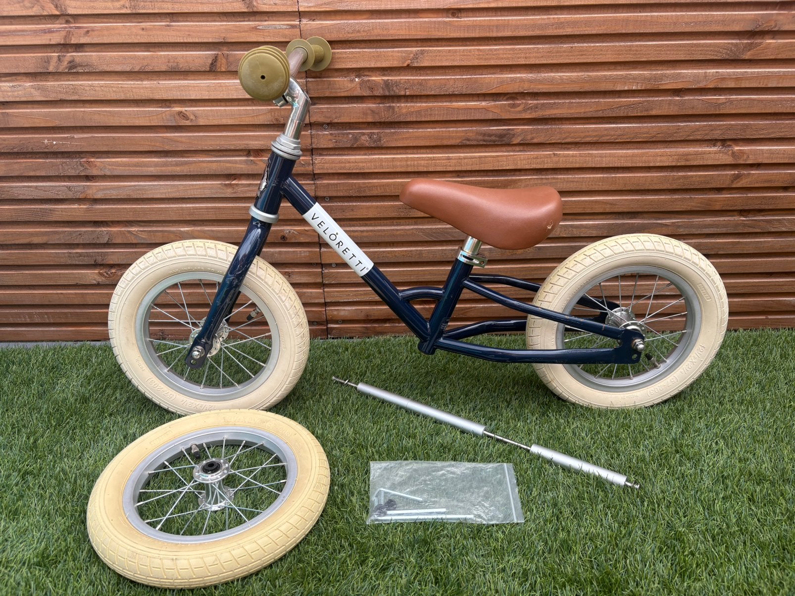 Veloretti Loopfiets Driewieler 12,5 inch Blauw, Ophalen, Gebruikt, Loopfiets