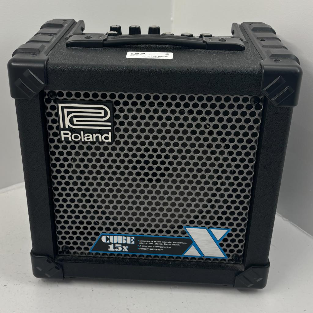 Roland Cube 15X Gitaarversterker | Met garantie, Gebruikt, Minder dan 50 watt, Dordrecht@usedproducts.nl, Toulonselaan 72
