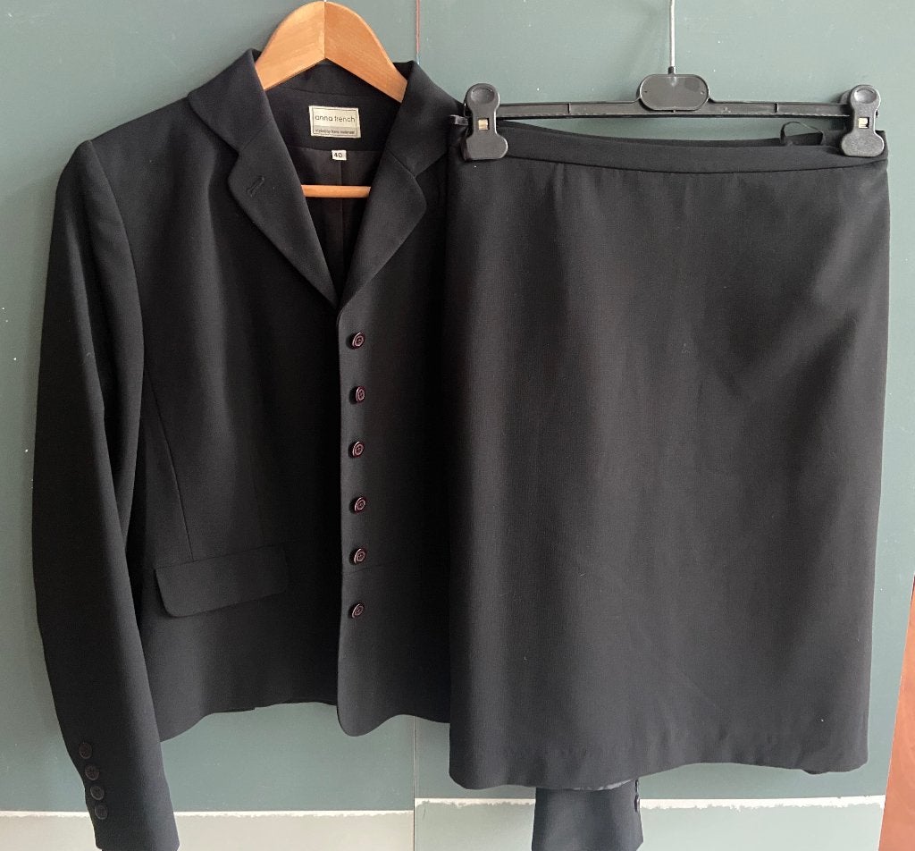 Zwart Anna French damespak maat 40, Kleding | Dames, Maat 38/40 (M), Kostuum of Pak, Zwart, Ophalen of Verzenden