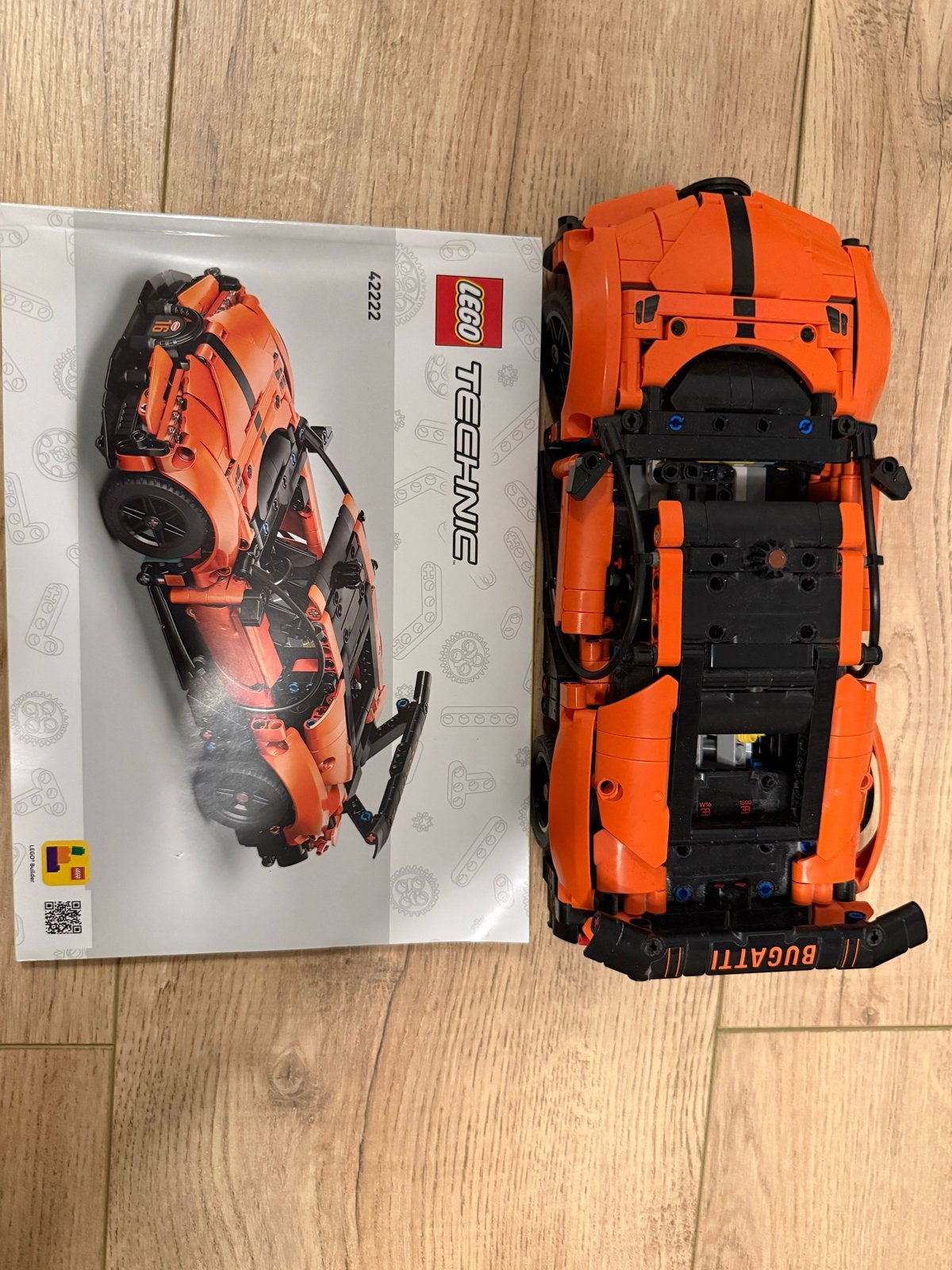 Lego Technic Bugatti Chiron 42222 - Oranje sportwagen, Ophalen, Gebruikt