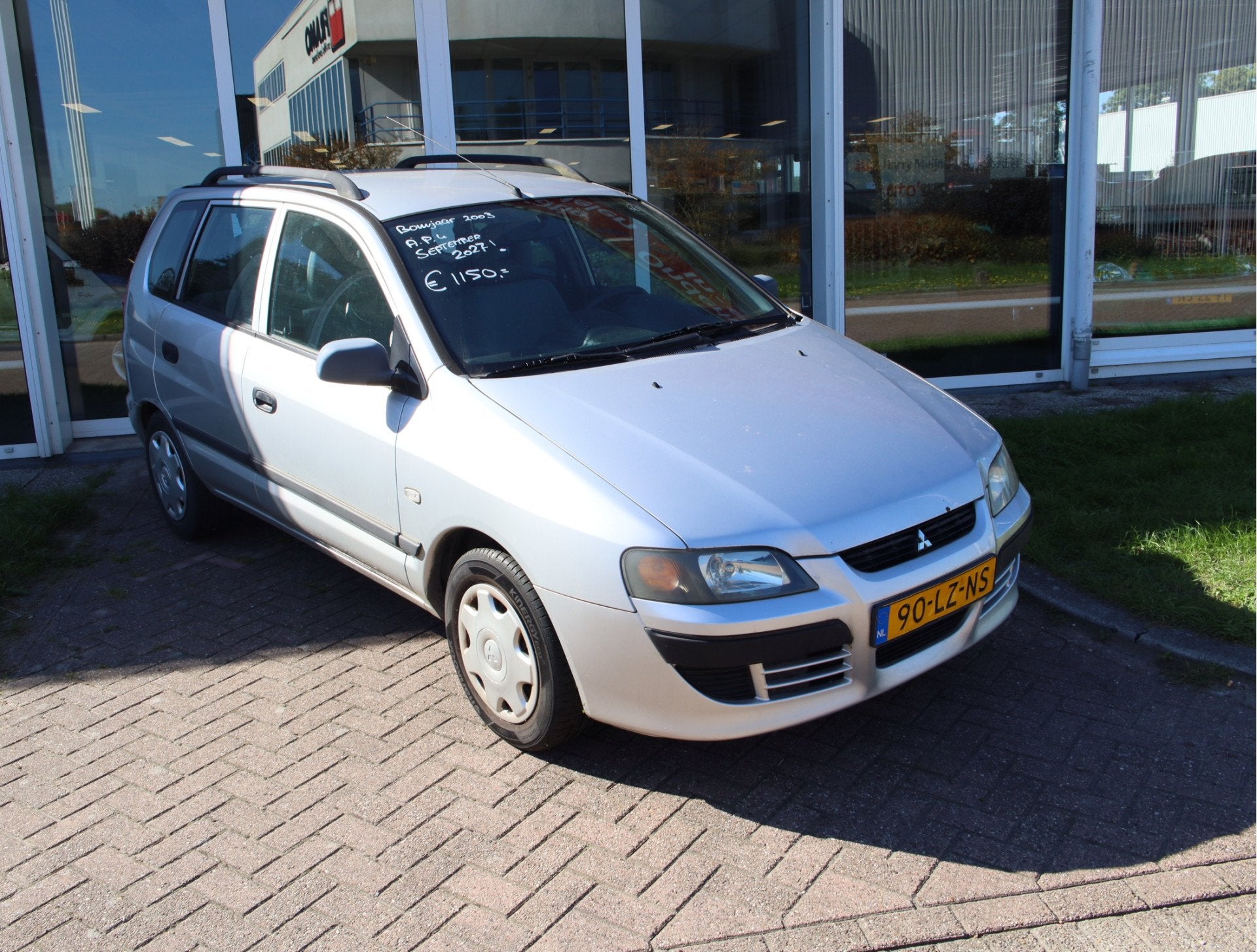 Mitsubishi Space Star 1.6 Shogun Kan direct mee! APK Septemb, Auto's, Voorwielaandrijving, Stof, Gebruikt, 4 cilinders