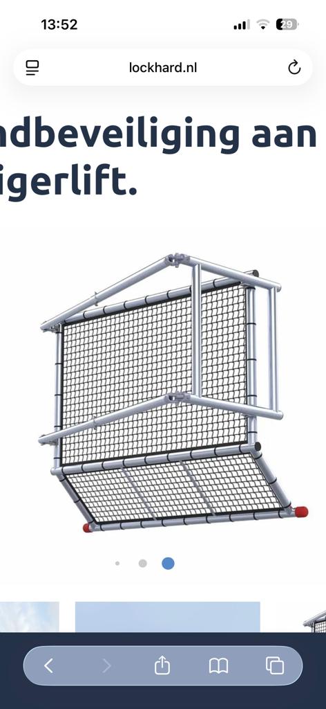 Valbeveiliging voor dakwerkzaamheden, Doe-het-zelf en Verbouw, Ophalen, Gebruikt, Daksteiger, 5 meter of hoger