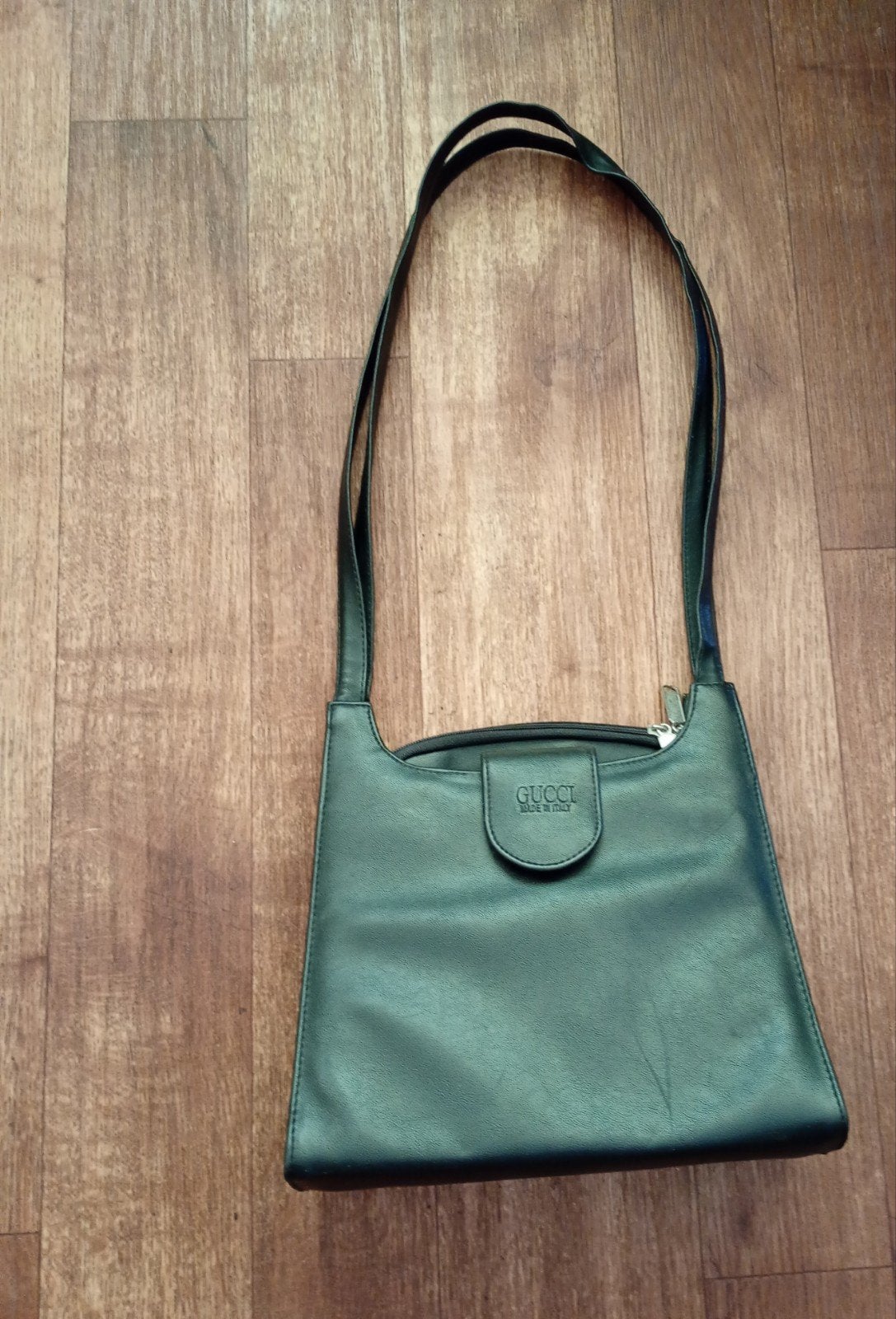 Gucci leren tas, Ophalen of Verzenden, Bruin, Schoudertasje