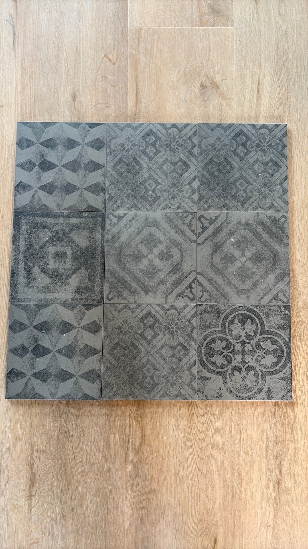 Betonepoque tegels ‘Clay-mud patterns mix’ 20x20cm, Ophalen, Keramiek, Nieuw, 20 tot 40 cm