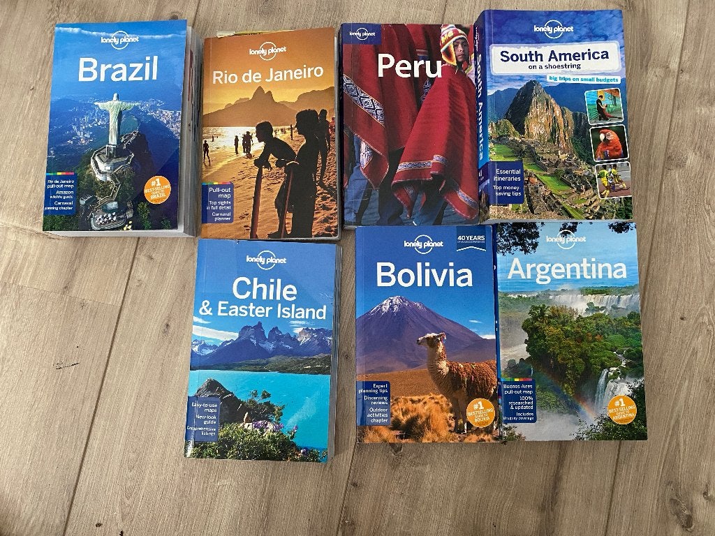 Lonely Planet Reisgidsen Zuid-Amerika (7 stuks), Boeken, Gelezen, Lonely Planet, Ophalen of Verzenden, Reisgids of -boek
