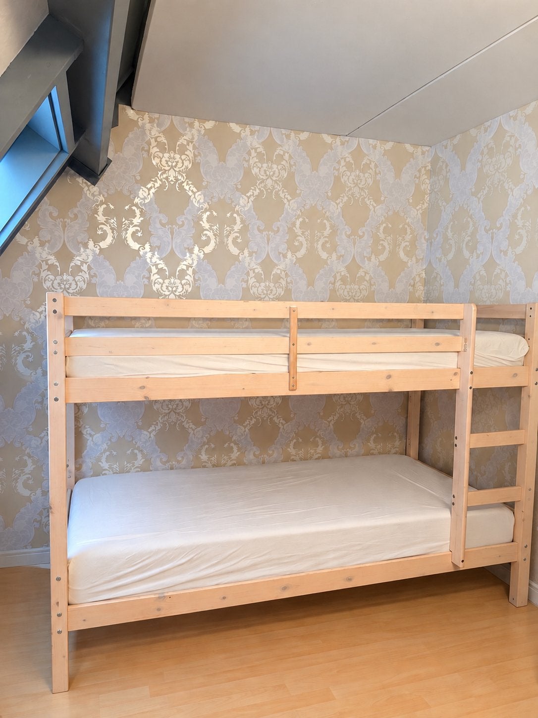 Stapelbed Ikea Mydal, Huis en Inrichting, Ophalen, 90 cm, Tweepersoons, Minder dan 160 cm