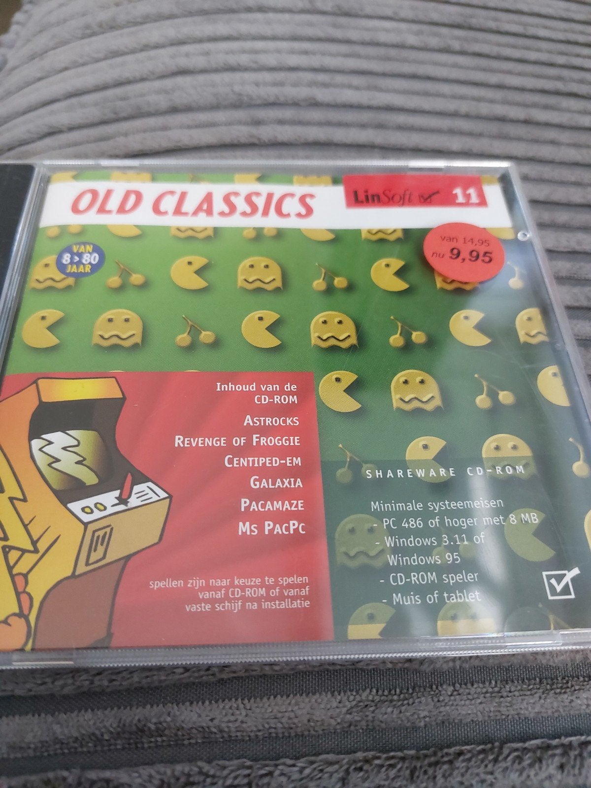 LinSoft Old Classics 11 - Retro PC Games CD-ROM, Spelcomputers en Games, Games | Pc, Gebruikt, Overige genres, 1 speler, Ophalen of Verzenden