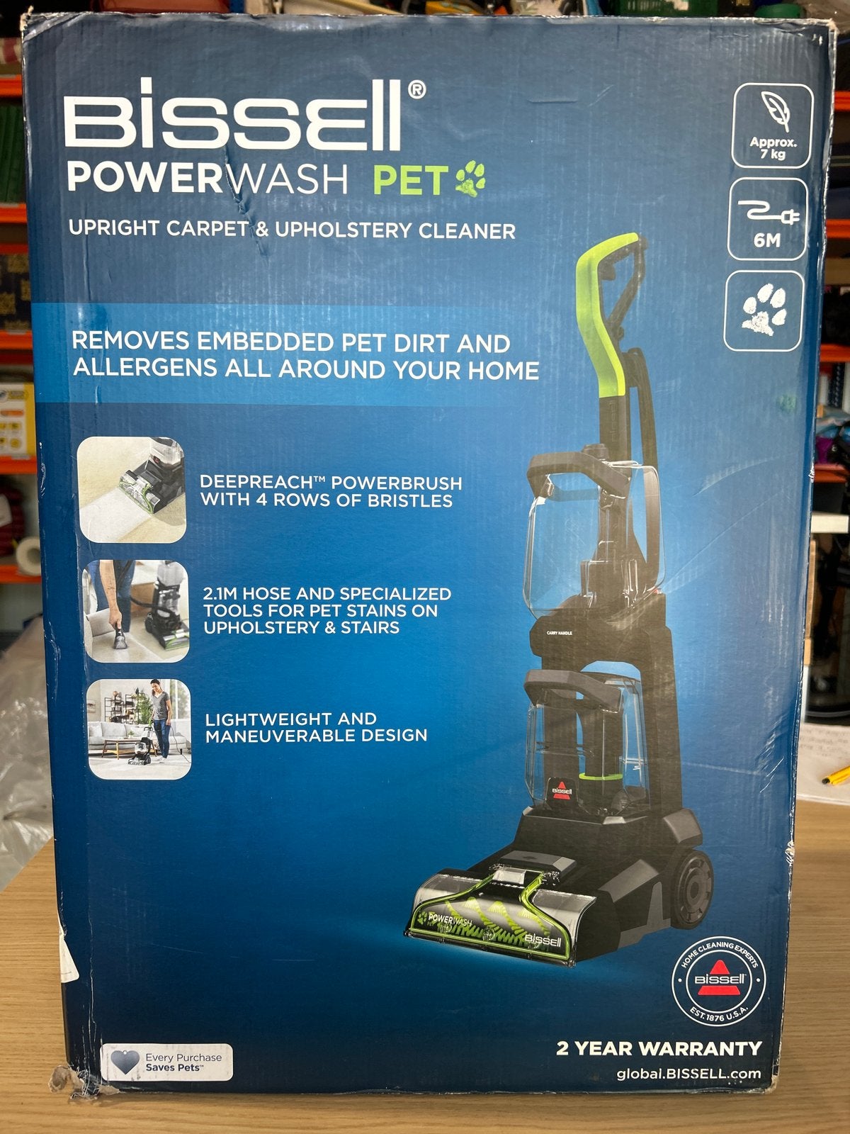 Bissell Powerwash Pet Tapijt- en Meubelreiniger. Nieuw., Geschikt voor huisdieren, Overige merken, Nieuw, Ophalen of Verzenden