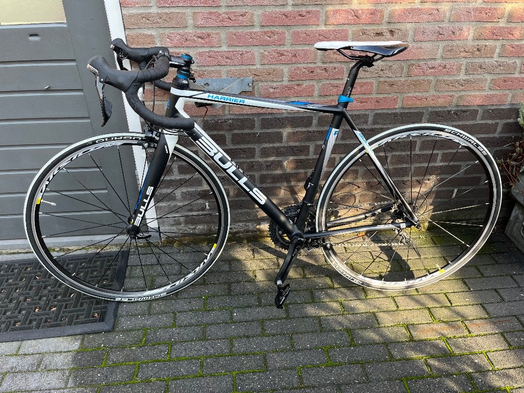 Bull Harrier zeer mooi racefiets Maat 52 Z.g.a.n., 28 inch, Velgrem, Aluminium, 49 tot 53 cm