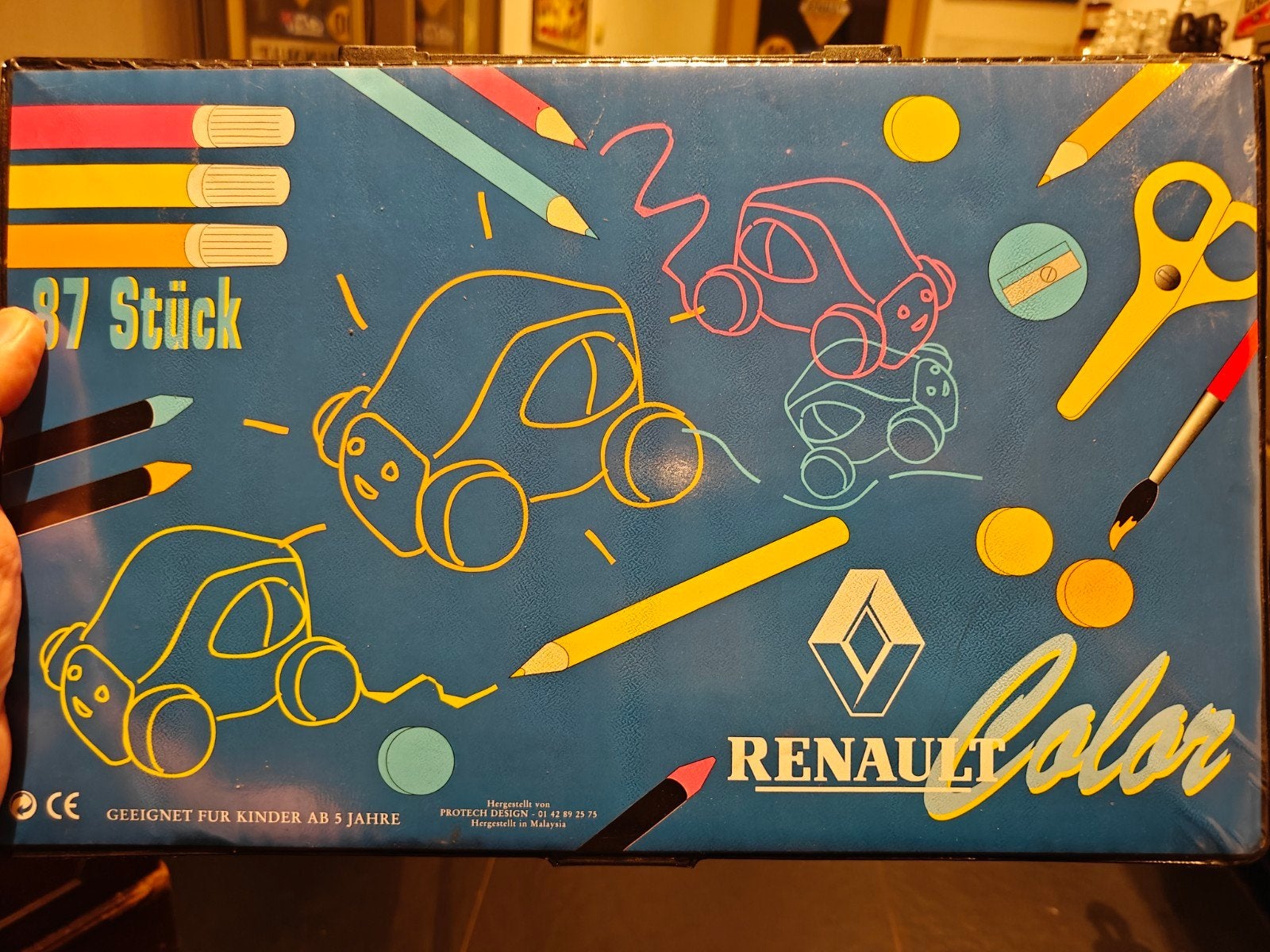 Renault Twingo 1 kleuren doos., Ophalen of Verzenden, Potlood of Stift