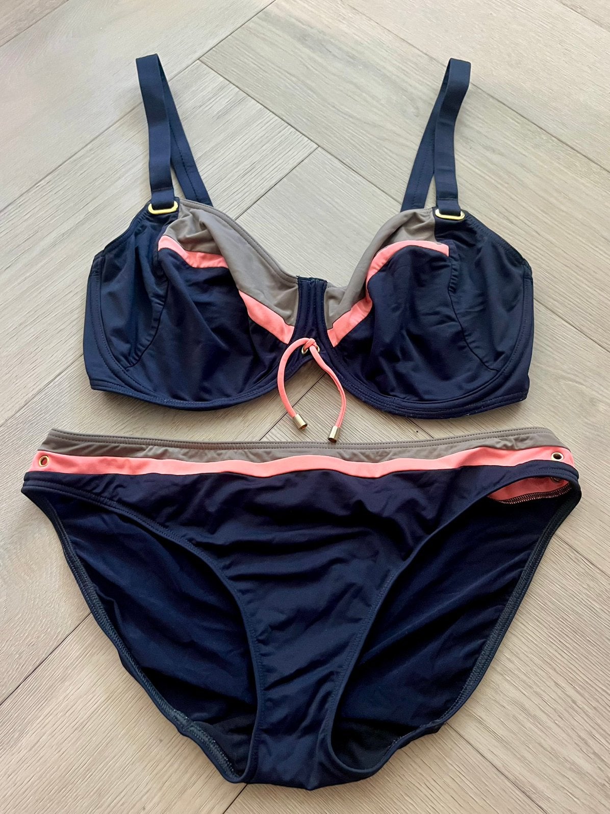 Prima Donna Swim 80F/42 Ocean Drive (LEES BESCHRIJVING), Kleding | Dames, Verzenden, Zwart, Bikini, Gedragen
