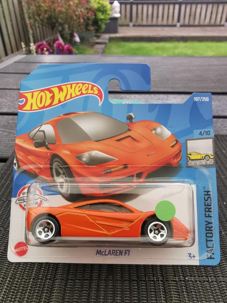 HotWheels McLaren F1 oranje, Ophalen of Verzenden, Nieuw, Auto