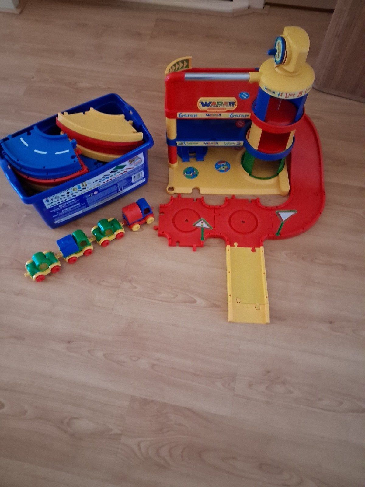 super leuke Wader garage met heel veel accessoires, Ophalen, Zo goed als nieuw, Duplo