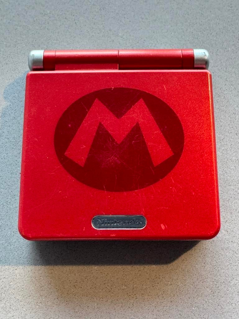 Nintendo Game Boy Advance SP Mario Editie | Werkend, Avontuur en Actie, 1 speler, Ophalen of Verzenden, Zo goed als nieuw