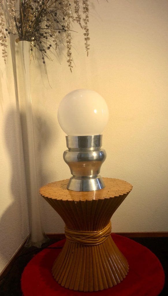 Tafellamp "Bigfoot", Gebruikt, Met schakelaar, Glas, 45 cm