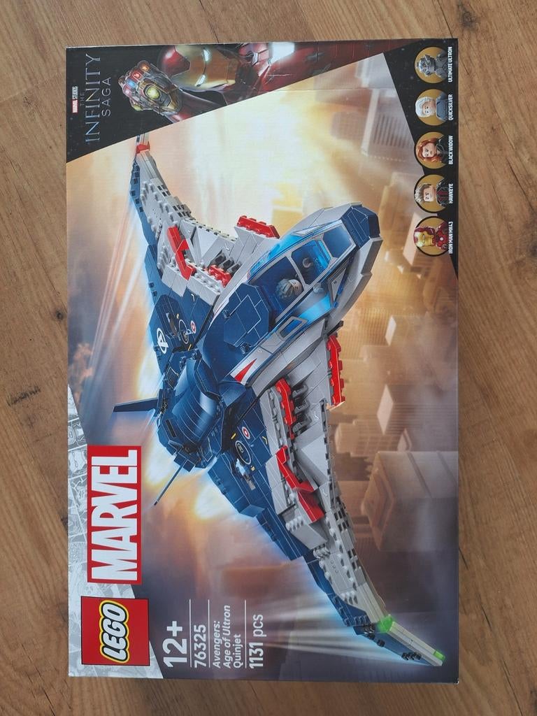 LEGO Marvel Avengers Quinjet (76325) - Nieuw in doos, Ophalen of Verzenden, Nieuw, Overige merken