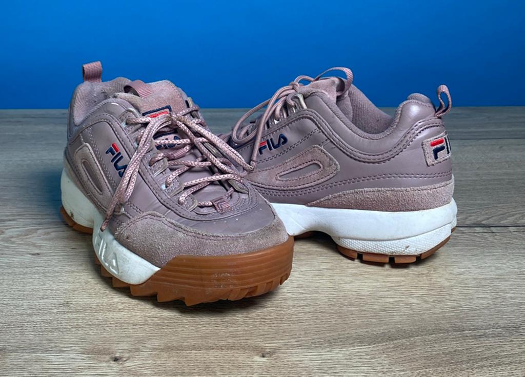 Roze fila sneakers maat 39, Ophalen of Verzenden, Zo goed als nieuw, Roze, Sneakers of Gympen
