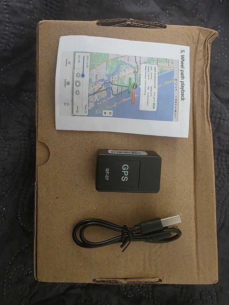 GPS tracker GF-07 werkend met simkaart, Ophalen of Verzenden, Nieuw