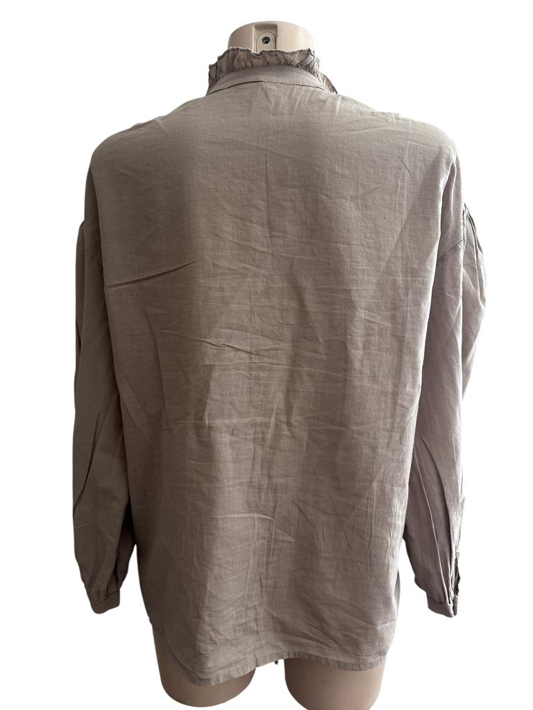 Nukus blouse L, Kleding | Dames, Maat 38/40 (M), Ophalen of Verzenden, Zo goed als nieuw, Grijs