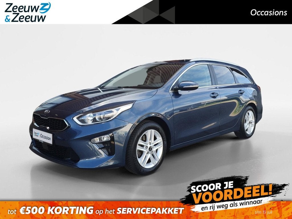 Kia Ceed Sportswagon 1.0 T-GDi DynamicPlusLine | Stoel en st, Auto's, Voorwielaandrijving, 12 maanden, Automatische klimaatregeling
