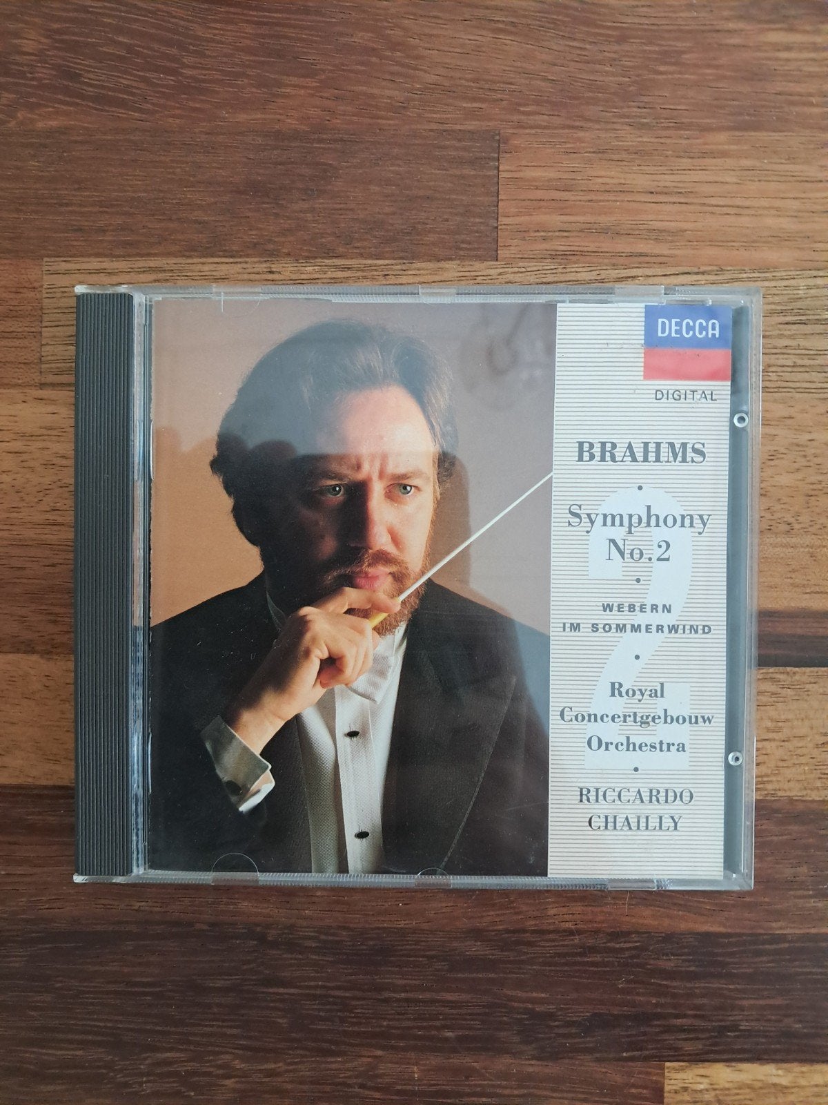 Brahms symph.2. Concertgebouw orchestra. Chailly, Verzenden, Romantiek, Gebruikt, Orkest of Ballet