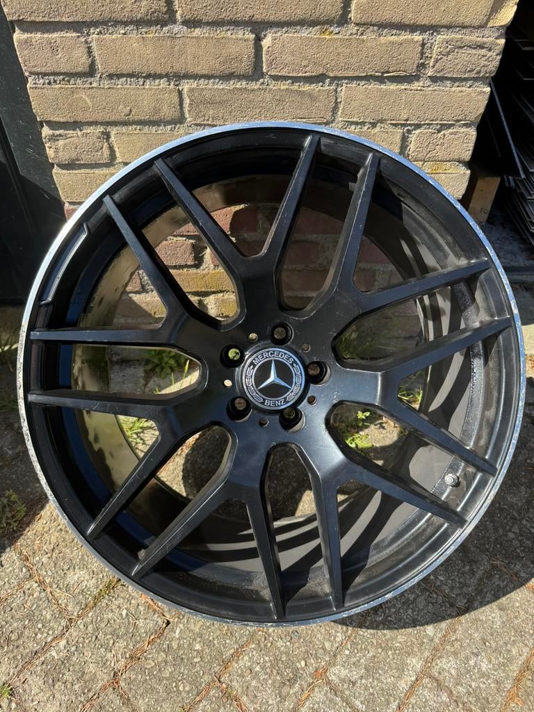 21 inch mercedes AMG Velgen incl tmps, Auto-onderdelen, Banden en Velgen, Ophalen, 21 inch, Zomerbanden, Velg(en)